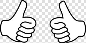 Thumbs Up Free Clip Art Of Clipart Outline Transparent   Thumbs Up Clipart Outline  HD Png Download