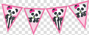 Happy Birthday Banderines Pandas  HD Png Download