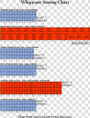 Do You Have A Seating Chart Which Direction Do Seats   Polar Express Train Ride Seating  HD Png Download