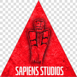 Sapiens Studios Second Red Triangulo White   Poster  HD Png Download