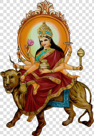 Durga Drawing Goddess Clip Freeuse   Goddess Kushmanda  HD Png Download