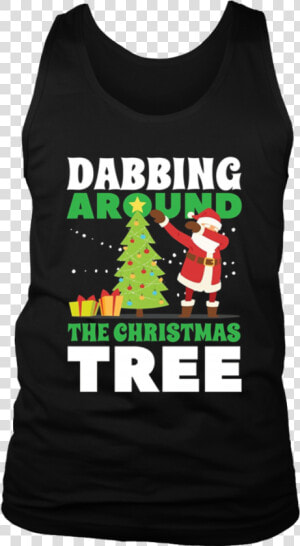 Merry Christmas Kris Kringle Dabbing Santa Suit T shirt   Active Tank  HD Png Download