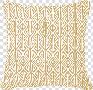 Bandhini White  amp  Gold Arrow Lounge Cushion   Cushion  HD Png Download