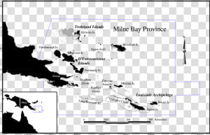 Milne Bay Province Map  HD Png Download