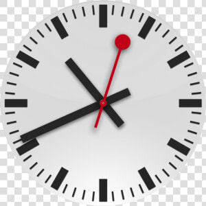 Clipart Free Images Best Clock   Swiss Railway Clock App Icon  HD Png Download