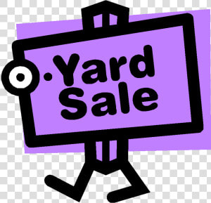 Transparent Flyer Clipart   Yard Sale Sign Transparent  HD Png Download