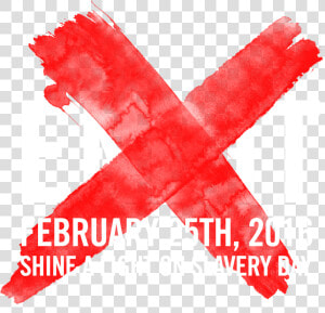 Modern Day Slavery And   Marker Red X Png  Transparent Png