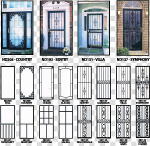 Cool Metal Security Screen Doors With Iron Door Parts   Iron Security Door Designs  HD Png Download