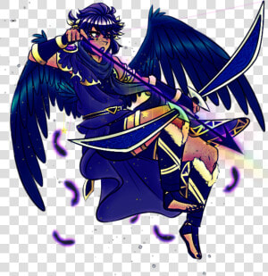 Kisw Darkpit Kisw Darkpit Kidicarus Angel Smashbros   Cartoon  HD Png Download