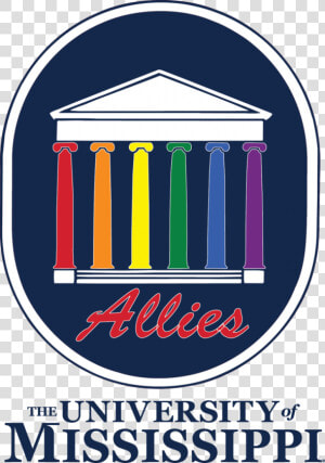 Allies Logo With Rainbow Colored Columns On The Lyceum   Poster  HD Png Download