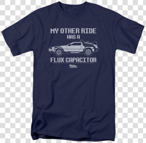 My Other Ride Back To The Future T shirt   Tee Shirt Battlestar Galactica  HD Png Download