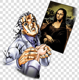 Mona Lisa Png   Kira Yoshikage Mona Lisa  Transparent Png