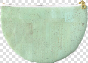 Image Of Paula Half Moon Pouch In Mint Green Cork   Ceramic  HD Png Download