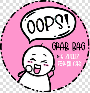 Oops Mystery Grab Bag   Plate  HD Png Download