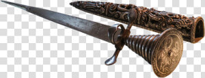 Dagger And Ornate Sheath   Old Knife Png  Transparent Png