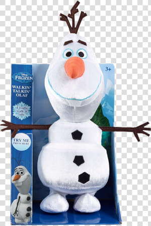 Walkin’ Talkin’ Olaf 10” Feature Plush   Hamleys Olaf  HD Png Download