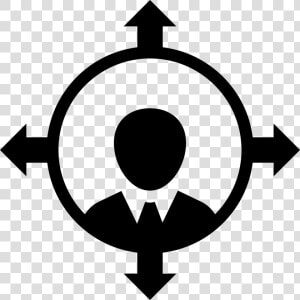 People Orientation Symbol For Business   People Orientation Icon  HD Png Download