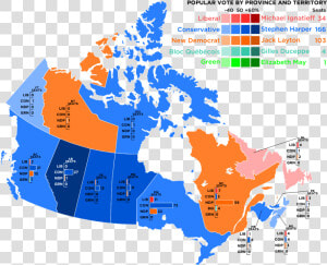 1000px canada 2011 Federal Election   Canada Election Results 2019  HD Png Download