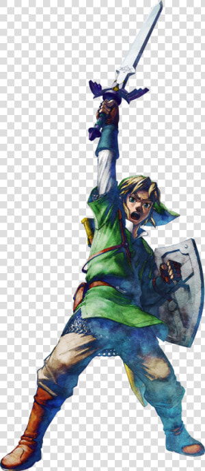 Skyward Sword Link Artwork  HD Png Download