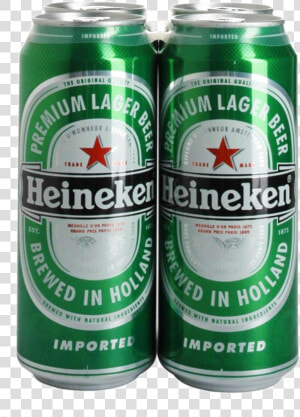 Heineken 16oz 4pk Cn 16oz Beer   Guinness  HD Png Download