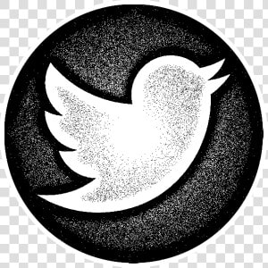 Transparent Twitter Logo Black Png   Black Twitter Circle Logo  Png Download