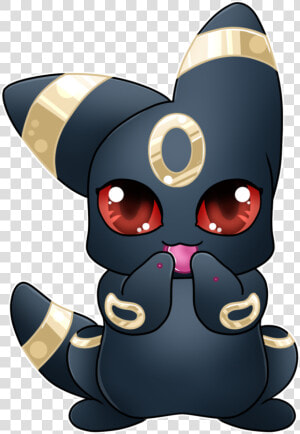 Chib Umbreon By Ayehiku dbr4tpo   Cartoon  HD Png Download