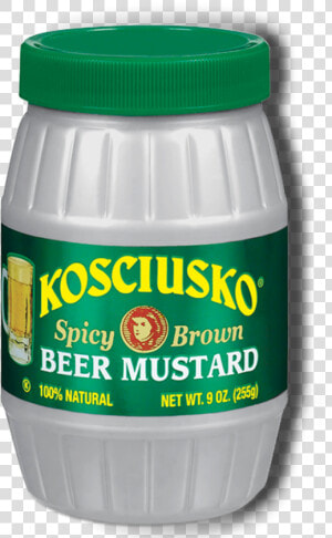 Plochman S Premium Kosciusko Spicy Brown Beer Mustard   Buttermilk  HD Png Download