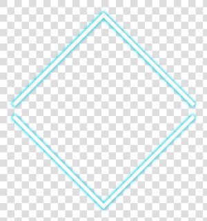 ⬜  square  lines  geometry  neon  glow  light  minimalism   Triangle  HD Png Download