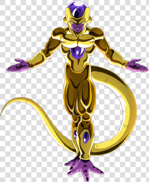 Golden Frieza Render  HD Png Download