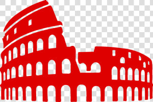 Rome Colosseum Silhouette Clipart   Png Download  Transparent Png