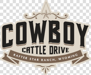 Cowboy Cattle Drive   Cattle Drive Logo  HD Png Download