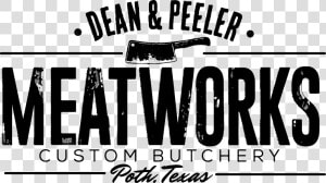 Deanandpeeler logolight   Dean And Peeler Meatworks  HD Png Download