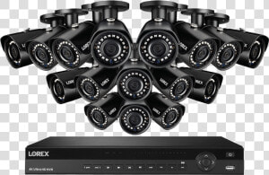 2k Ip Security Camera System With 16 Channel Nvr And   Ip Camera  HD Png Download