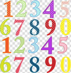 Numbers 1 10 Clipart   Transparent Numbers Clipart  HD Png Download