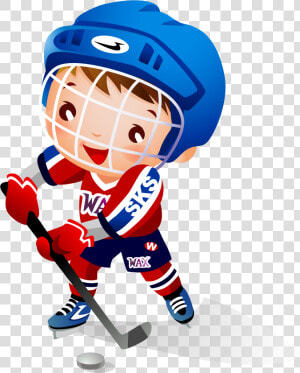 Ice Hockey Child Hockey Stick Clip Art  HD Png Download