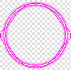  neon  round  pink  freetoedit  circle  frame  border   Blue Neon Circle Png  Transparent Png