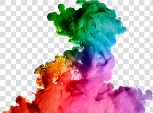 Working With Brutal Honesty And Pragmatism Lakhdata   Rainbow Ink In Water  HD Png Download