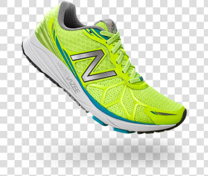 New Balance Neon Yellow Sneaker   Running Shoe  HD Png Download