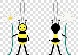 Felt bee   Honeybee   Honeybee  HD Png Download