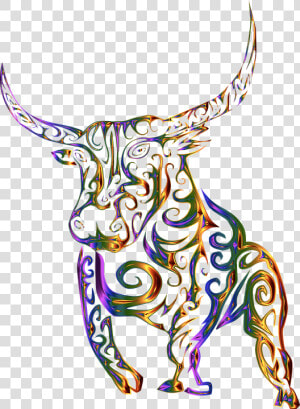 Tribales  Toro  Vaca  Resumen  Línea Arte  Diseño   Bull Abstract Png  Transparent Png