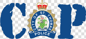 Transparent Blank Police Badge Png   St Thomas Police  Png Download