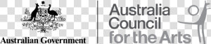 Australia Council Logo Horizontal Grey Large Rgb   Australian Government  HD Png Download