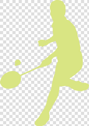 Net Badminton Cartoon   Racketlon  HD Png Download