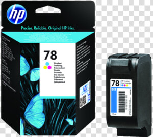 Hp 78 Tri color Inkjet Cartridge   Hp C6578d  HD Png Download