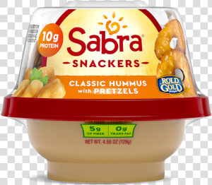 Sabra Story   Sabra Hummus And Pretzels  HD Png Download