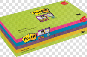 Post It Super Sticky Notes 101x101mm Prom Pack 8 Plus  HD Png Download