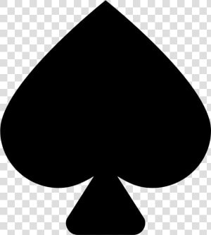 Playing Card Spade Png  Transparent Png