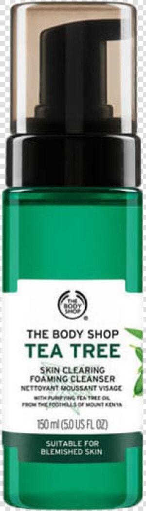 The Body Shop Tea Tree Skin Clearing Foaming Cleanser   Body Shop Tea Tree Foaming Cleanser Png  Transparent Png