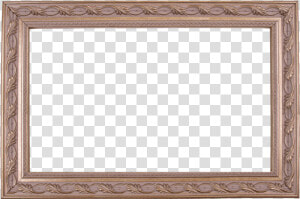 Le Flore Antique Silver Mirror Frame   Picture Frame  HD Png Download