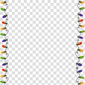 Christmas Lights Holiday Border Clip Art Free Cliparts   Christmas Lights Border Clipart  HD Png Download